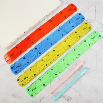 Transparent Soft Glue Cute Study Time Color Folding Ruler Multifunction Drawing Rulers For Students Office School Stationery
Transparent Soft Glue Cute Study Time Color Folding Ruler Multifunction Drawing Rulers For Students Office School Stationery