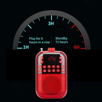 Portable Stereo Digital USB Rechargeable Mini Speaker Music Player Easy Operate FM Radio Multifunctional Receiver LCD Display
Portable Stereo Digital USB Rechargeable Mini Speaker Music Player Easy Operate FM Radio Multifunctional Receiver LCD Display