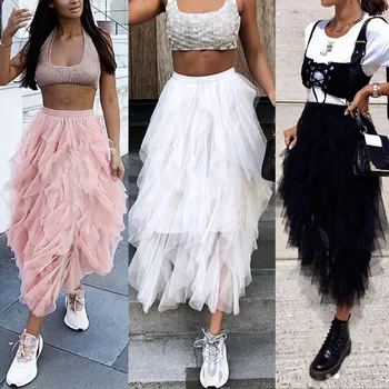 2019 Women Long Skirt High Waist Gauze Princess Women Beach Dance Tutu Skirts Jupe Femme Tulle Skirt Party Puffy Skirts d1
2019 Women Long Skirt High Waist Gauze Princess Women Beach Dance Tutu Skirts Jupe Femme Tulle Skirt Party Puffy Skirts d1