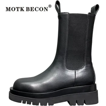 MOTK BECON 2020 Brand ladies Ankle Boot Luxury Designer Women's Platform Chelsea Boots Plus Size 42 Winter Boots Women Y039
MOTK BECON 2020 Brand ladies Ankle Boot Luxury Designer Women's Platform Chelsea Boots Plus Size 42 Winter Boots Women Y039