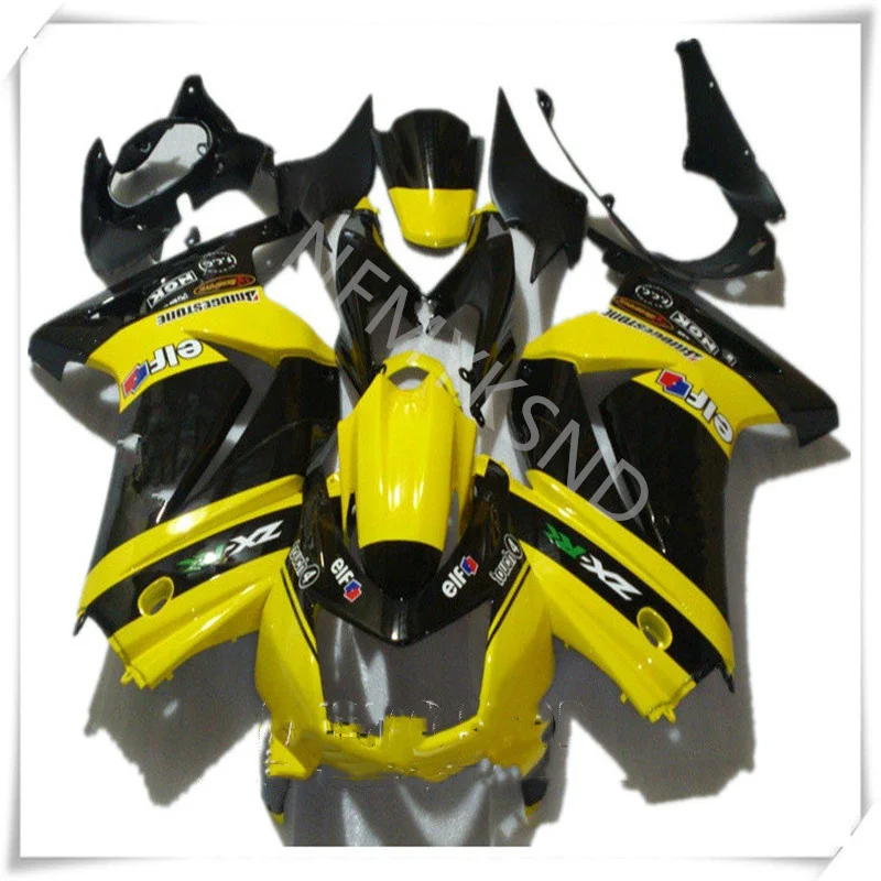 

Hot sales for Kawasaki Ninja fairing ZX250 2008-2013 2014 injection molding ZX250 08-14 yellow black motorcycle fairing