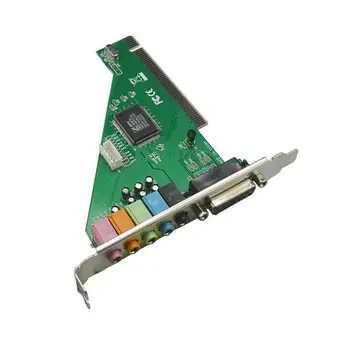 4 Channel 5.1 Surround 3D PC PCI Sound Audio Card w/Game For PC MIDI Card Windows Port XP/7/8/10 Sound N4R7
4 Channel 5.1 Surround 3D PC PCI Sound Audio Card w/Game For PC MIDI Card Windows Port XP/7/8/10 Sound N4R7