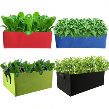 1mm Non-Woven Fabric Growing Bag Fabric Raised Garden Beds Square Garden Yard Flower Vegetable Plant Bag Planter Pot with Handle
1mm Non-Woven Fabric Growing Bag Fabric Raised Garden Beds Square Garden Yard Flower Vegetable Plant Bag Planter Pot with Handle