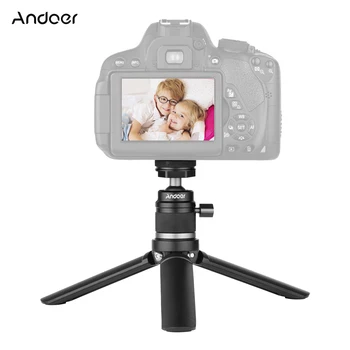 Andoer Mini Cold Shoe Ball Head Tripod w/ 1/4 Screw and Cold Shoe Dual Use Aluminum Alloy for DSLR SLR Action Camera Flash Light
Andoer Mini Cold Shoe Ball Head Tripod w/ 1/4 Screw and Cold Shoe Dual Use Aluminum Alloy for DSLR SLR Action Camera Flash Light