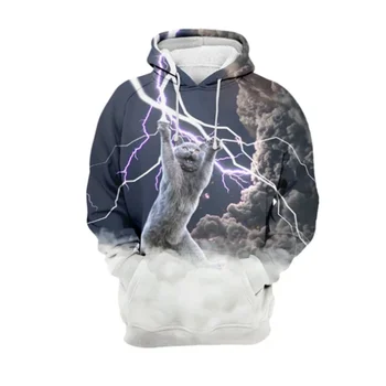MODAVELOCE Thunder Cat Hoodie Polyester With Wool Hip Hop Hoodies Sweatshirts Anime's Hoodie Print
MODAVELOCE Thunder Cat Hoodie Polyester With Wool Hip Hop Hoodies Sweatshirts Anime's Hoodie Print