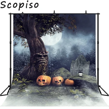Scopiso Halloween theme background night moon old tree scary pumpkin photo background kid photo studio photography props
Scopiso Halloween theme background night moon old tree scary pumpkin photo background kid photo studio photography props