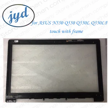 5PCS 100% Original laptop touch for ASUS N550 Q550 Q550L Q550LF 15.6" Touch Screen Digitizer Glass Without Frame