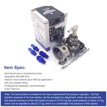 Auto Unsaiverl Fuel Pressure Regulator With Original Gauge And Instructions Car Fuel System Accessories For -Peugeot 206 -iveco 
Auto Unsaiverl Fuel Pressure Regulator With Original Gauge And Instructions Car Fuel System Accessories For -Peugeot 206 -iveco