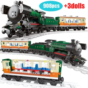 Christmas Railway Dream Train Sets Model Building Blocks lepining CityTrain Track Figures Bricks Educational Toys for Children 
Christmas Railway Dream Train Sets Model Building Blocks lepining CityTrain Track Figures Bricks Educational Toys for Children