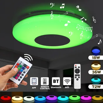 Music led light Led Ceiling Light Dimmable Starlight with bluetooth speaker Remote Control warm white & RGB Indoor Lighting
Music led light Led Ceiling Light Dimmable Starlight with bluetooth speaker Remote Control warm white & RGB Indoor Lighting