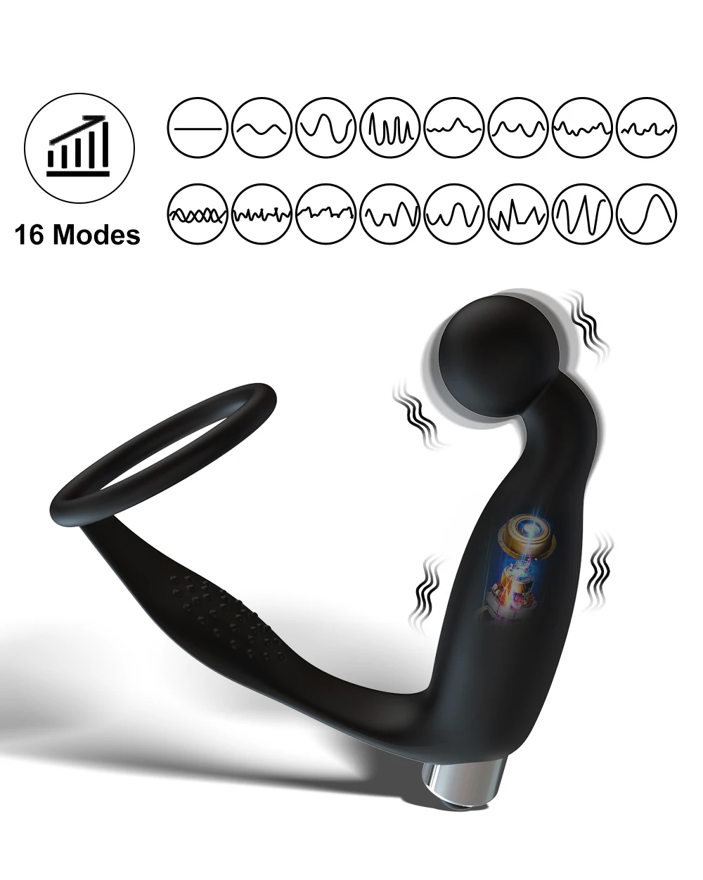 Male Prostate Massager Anal Plugs Vibrator Silicone Butt Plug For Men buttplug Delay Ejaculation Ring Vibrators Sex Toys For Men 8 H6614bb9ef0d24d169ba92848119e95c71