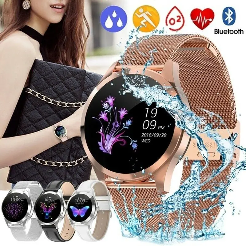 IP68 Waterproof Smart Watch Women Lovely Bracelet Heart Rate Sleep Monitor Smartwatch Bluetooth for IOS Android KW10 Wristband
IP68 Waterproof Smart Watch Women Lovely Bracelet Heart Rate Sleep Monitor Smartwatch Bluetooth for IOS Android KW10 Wristband