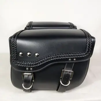 2PCS Motorcycle Saddlebag Side Tool Luggage Bags Saddle Bags Storage Tool Pouch With Weave PU Leather
2PCS Motorcycle Saddlebag Side Tool Luggage Bags Saddle Bags Storage Tool Pouch With Weave PU Leather