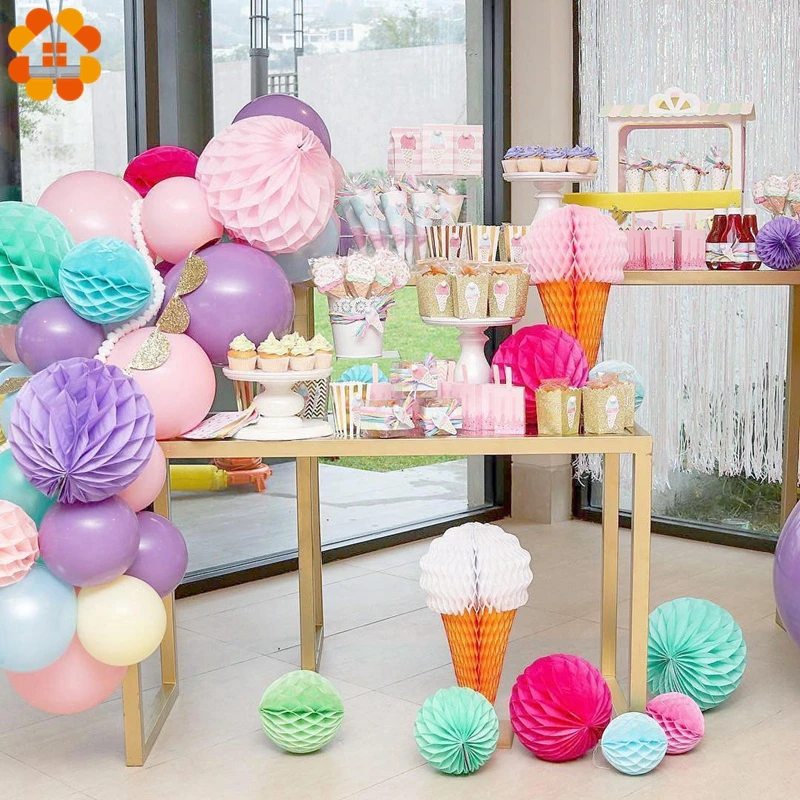 1PC Ice Cream Colorful Tissue Paper Lantern Honeycomb Ball Tissue Pompoms For Baby Shower Wedding Happy Birthday Decorations
1PC Ice Cream Colorful Tissue Paper Lantern Honeycomb Ball Tissue Pompoms For Baby Shower Wedding Happy Birthday Decorations