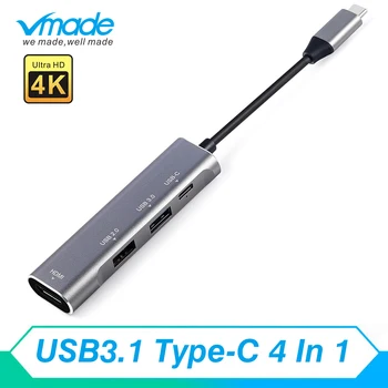 Vmade USB C Hub To Multi Port 4K HDMI USB 3.0 OTG Adapter USB Splitter For MacBook Pro / Huawei Matebook /Samsung Galaxy S9
Vmade USB C Hub To Multi Port 4K HDMI USB 3.0 OTG Adapter USB Splitter For MacBook Pro / Huawei Matebook /Samsung Galaxy S9