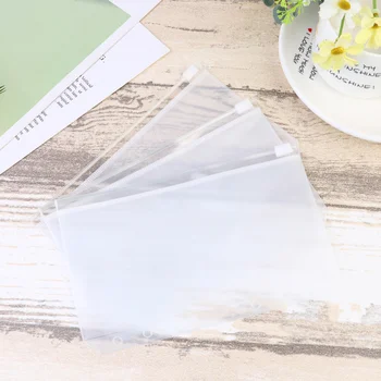 20pcs A6 File Document Folder Transparent Document Storage Organizer Zipper PVC Storage Bag for Files Documents (White)
20pcs A6 File Document Folder Transparent Document Storage Organizer Zipper PVC Storage Bag for Files Documents (White)