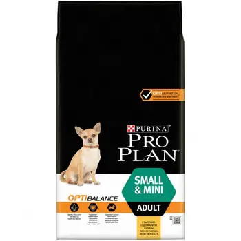 Сухой корм Purina Pro Plan для взрослых собак мелких и карликовых пород с комплексом OPTIBALANCE с курицей и рисом, пакет, 7 кг
Сухой корм Purina Pro Plan для взрослых собак мелких и карликовых пород с комплексом OPTIBALANCE с курицей и рисом, пакет, 7 кг
