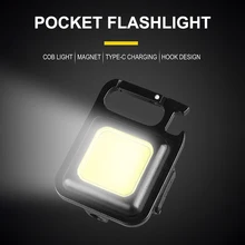 Mini LED Flashlight Work Light Portable Pocket Flashlight Keychains USB Rechargeable for Outdoor Camping Small Light Corkscrew Mini LED Flashlight Work Light Portable Pocket Flashlight Keychains USB Rechargeable for Outdoor Camping Small Light Corkscrew