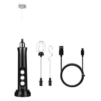USB Rechargeable Milk Frother Mixer 2 Whisk Handheld 3-Speed Milk Foamer For Cappuccino,Egg beater Mini Blender Built U1JE
USB Rechargeable Milk Frother Mixer 2 Whisk Handheld 3-Speed Milk Foamer For Cappuccino,Egg beater Mini Blender Built U1JE