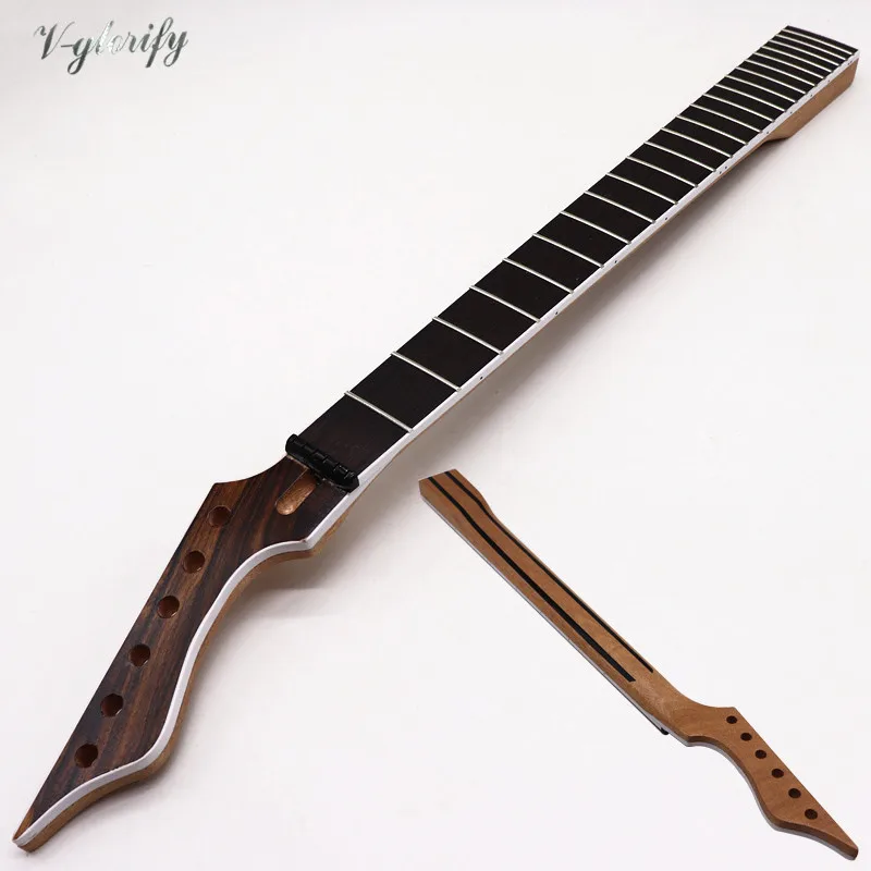 New 6 string Electric Guitar Neck Angular Rosewood Guitar neck assembly DIY 24 Fret Guitar accessories part
New 6 string Electric Guitar Neck Angular Rosewood Guitar neck assembly DIY 24 Fret Guitar accessories part