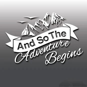 15*11.3cm And So The Adventure Begins Car Caravan Camper Van Laptop Vinyl Decal Sticker Car Accessories Car Sticker
15*11.3cm And So The Adventure Begins Car Caravan Camper Van Laptop Vinyl Decal Sticker Car Accessories Car Sticker