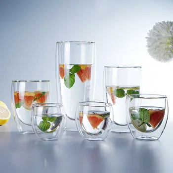 New Heat-resistant Double Wall Glass Cup Beer Coffee Cup Set Handmade Creative Beer Mug Tea glass Whiskey Glass Cups Drinkware
New Heat-resistant Double Wall Glass Cup Beer Coffee Cup Set Handmade Creative Beer Mug Tea glass Whiskey Glass Cups Drinkware