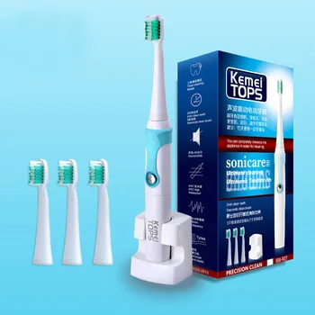 KEMEI TOPS KM-907 Rechargeable Electric Toothbrush Ultrasonic Tooth Teeth Brush for Adults Child Sonic Escova with Replace Head 
KEMEI TOPS KM-907 Rechargeable Electric Toothbrush Ultrasonic Tooth Teeth Brush for Adults Child Sonic Escova with Replace Head
