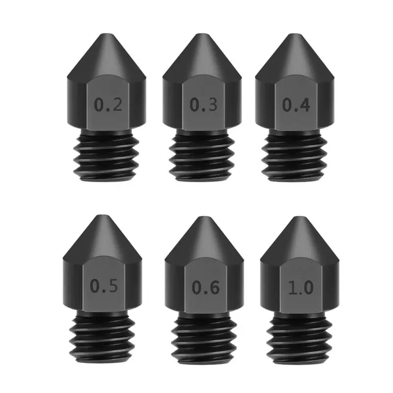 3D Printer Parts Reprap MK8 Hardened Steel Nozzle 1.75mm for MK8 Ender 3 CR10 CR10S hotend kit
3D Printer Parts Reprap MK8 Hardened Steel Nozzle 1.75mm for MK8 Ender 3 CR10 CR10S hotend kit
