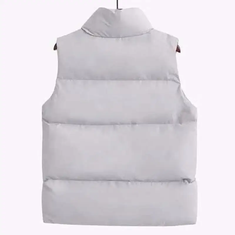 Waistcoat Women Vests New 2020 Sleeveless Jacket Women Clothing Short Slim Thickening Warm Vest Female Jackets Black White