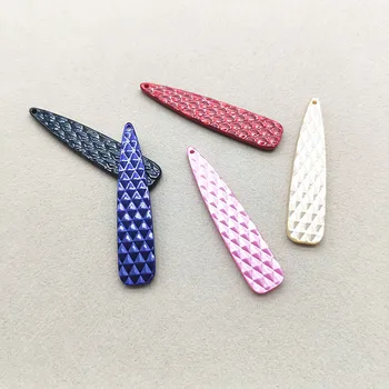 New arrival! 54x11mm mix color 50pcs acetic acid Drop shape charm for Jewelry Earrings DIY parts,hand Made Earring Making
New arrival! 54x11mm mix color 50pcs acetic acid Drop shape charm for Jewelry Earrings DIY parts,hand Made Earring Making
