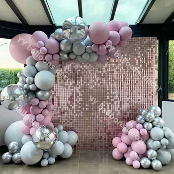Jungle Party Balloons Garland Macaron PINK GRAY Metal Sliver Balloon Arch Kit for Birthday Party Wedding DIY Decorations
Jungle Party Balloons Garland Macaron PINK GRAY Metal Sliver Balloon Arch Kit for Birthday Party Wedding DIY Decorations