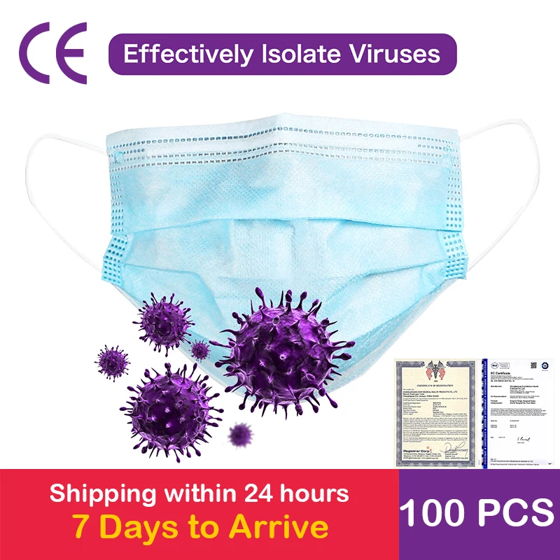 100 PCS Dropshipping-proof Face Mouth Mask Disposable Protetive Dust-anti Non-woven Air Pollution Profession 3 Layers
100 PCS Dropshipping-proof Face Mouth Mask Disposable Protetive Dust-anti Non-woven Air Pollution Profession 3 Layers