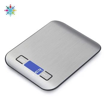Digital Multi-function Food Kitchen Scale Stainless Steel 11lb 5kg Stainless Steel Platform With LCD Display TLS
Digital Multi-function Food Kitchen Scale Stainless Steel 11lb 5kg Stainless Steel Platform With LCD Display TLS