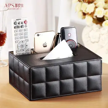 Desktop Organizer Remote Control Holder Pencil Scissor Container PU Leather Tissue Box Storage Organizer Box WJ817
Desktop Organizer Remote Control Holder Pencil Scissor Container PU Leather Tissue Box Storage Organizer Box WJ817