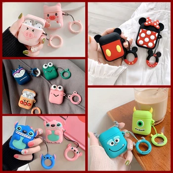 For AirPods Case Cute 3D Cartoon Kawaii Earphone Case For Airpods 2/i10/i11/i12 TWS Soft Protect Cover with Finger Ring Strap
For AirPods Case Cute 3D Cartoon Kawaii Earphone Case For Airpods 2/i10/i11/i12 TWS Soft Protect Cover with Finger Ring Strap