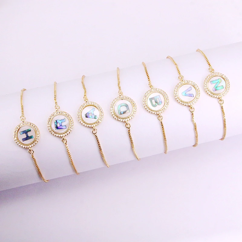 3PCS, Crystal Zirconia Colorful Shell Jewelry Bracelets CZ Micro Pave NEW fashion Charm Copper Chain For Women
3PCS, Crystal Zirconia Colorful Shell Jewelry Bracelets CZ Micro Pave NEW fashion Charm Copper Chain For Women