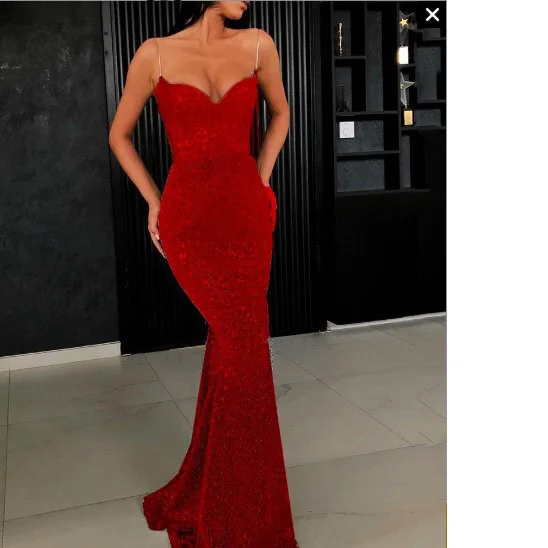 Spaghetti Strap Mermaid Dresses Women Bodycon Floor Length Backless Sheath For Evening Party Night Elegant Dress Trumpet Summer
Spaghetti Strap Mermaid Dresses Women Bodycon Floor Length Backless Sheath For Evening Party Night Elegant Dress Trumpet Summer