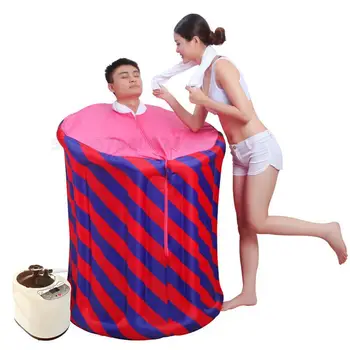 NEW Inflatable Folding steam box Sauna Spa Steamer with remote control 9 gears Steaming Vessel air pump easy install
NEW Inflatable Folding steam box Sauna Spa Steamer with remote control 9 gears Steaming Vessel air pump easy install