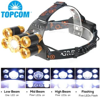 TOPCOM Powerful Camping Hunting Headlamp Fishling Light Zoomable Flashlight Rechargeable Head Powerful Light
TOPCOM Powerful Camping Hunting Headlamp Fishling Light Zoomable Flashlight Rechargeable Head Powerful Light