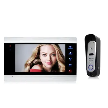 7" LCD Video Door Phone Doorbell Intercom System 1200TVL High Resolution Release Unlock Video Record Door Bell Home Security Kit
7" LCD Video Door Phone Doorbell Intercom System 1200TVL High Resolution Release Unlock Video Record Door Bell Home Security Kit
