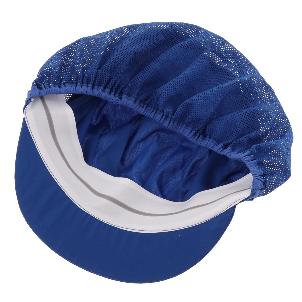 2Pcs Dark Blue Half Mesh Men Women Chef Hat Adjustable Elastic Cooking Catering Cap Breathable Hats Workshop Uniforms Caps 2Pcs Dark Blue Half Mesh Men Women Chef Hat Adjustable Elastic Cooking Catering Cap Breathable Hats Workshop Uniforms Caps