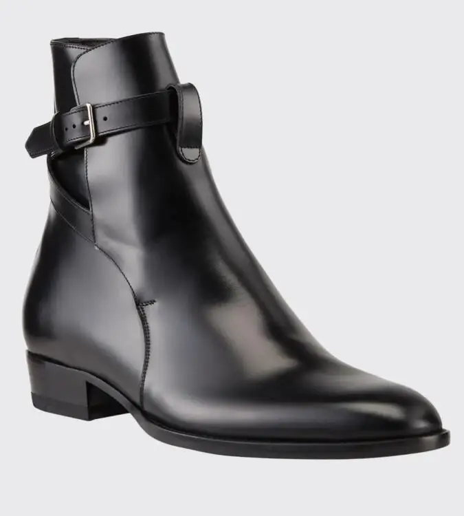 Men Fashion Pu Leather Buckle Strap Ankle Shoes Pointed Toe Low Heel Boots Male Casual Classic All-match Chelsea Boots TV797
Men Fashion Pu Leather Buckle Strap Ankle Shoes Pointed Toe Low Heel Boots Male Casual Classic All-match Chelsea Boots TV797