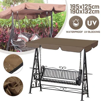 2-3 Seat Garden Swing Chair Canopy Cover Shade Sail Waterproof UV Resistant Outdoor Courtyard Hammock Tent Swing Top Cover
2-3 Seat Garden Swing Chair Canopy Cover Shade Sail Waterproof UV Resistant Outdoor Courtyard Hammock Tent Swing Top Cover