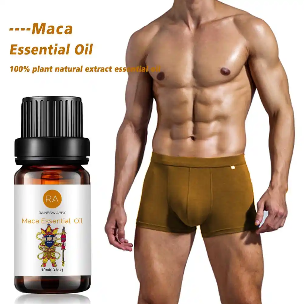 Maca мягкое мужское травяное масло Maca, большое эфирное масло для мужчин, ...