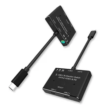 Support 10gbps Transfer Speed USB 3.1 Gen 2 Type C Switcher Splitter 2 in 1 out Bi-Directional USB C Switcher
Support 10gbps Transfer Speed USB 3.1 Gen 2 Type C Switcher Splitter 2 in 1 out Bi-Directional USB C Switcher