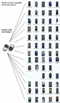 433,92Mhz fixed code flo Beninca,V2,RIB,TAU Remote control duplicator transmitter Replacement, keyfob
433,92Mhz fixed code flo Beninca,V2,RIB,TAU Remote control duplicator transmitter Replacement, keyfob