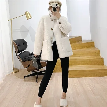 Women Fur Jacket 2020 Winter And Spring Loose Fashion Turn-down Collar Casual Female Fur Jackets
Women Fur Jacket 2020 Winter And Spring Loose Fashion Turn-down Collar Casual Female Fur Jackets