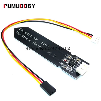 5pcs Capacitive Soil Moisture Sensor Module Corrosion Resistant Wide Voltage Wire Analog Capacitive Soil Moisture Sensor V1.2
5pcs Capacitive Soil Moisture Sensor Module Corrosion Resistant Wide Voltage Wire Analog Capacitive Soil Moisture Sensor V1.2