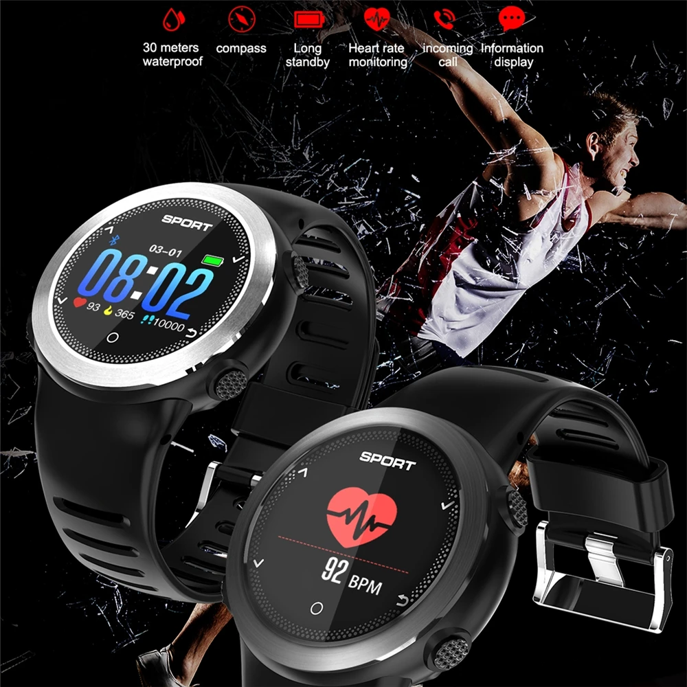 Смарт-часы мужские электронные цифровые с шагомером и Bluetooth | Наручные часы