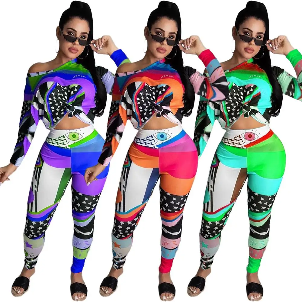 New Women Geometric Print Casual Tracksuits T Shirt and Pencil Jogger Sweatpants Suits Two Pieces Set Slim Sportswear Outfits
New Women Geometric Print Casual Tracksuits T Shirt and Pencil Jogger Sweatpants Suits Two Pieces Set Slim Sportswear Outfits